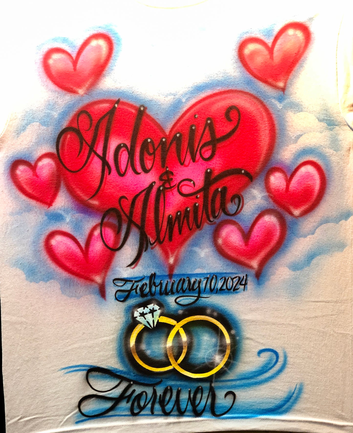 Love with Rings and Hearts