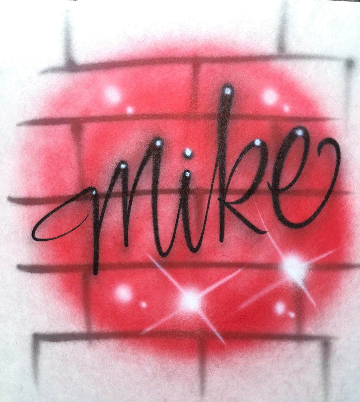 Brick Wall with Name